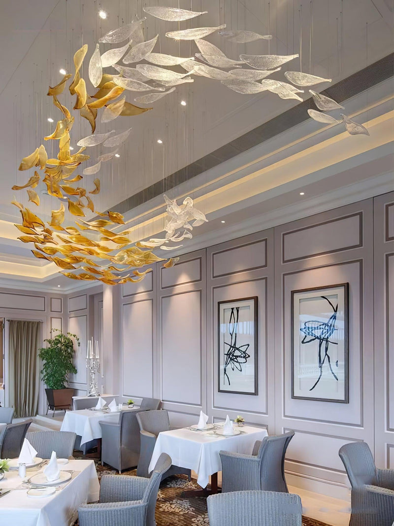 Swaying Leaves Chandelier-DWHOME