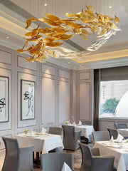 Swaying Leaves Chandelier-DWHOME