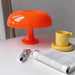 Cute Modern Mushroom Table Lamp Orange/White.