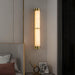 Cylindra Alabaster Brass Wall Light-DWHOME
