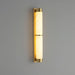 Cylindra Alabaster Brass Wall Light-DWHOME