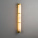 Cylindra Alabaster Brass Wall Light-DWHOME