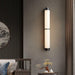 Cylindra Alabaster Brass Wall Light-DWHOME