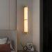 Cylindra Alabaster Brass Wall Light-DWHOME