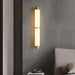 Cylindra Alabaster Brass Wall Light-DWHOME
