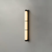 Cylindra Alabaster Brass Wall Light-DWHOME