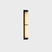 Cylindra Alabaster Brass Wall Light-DWHOME