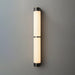 Cylindra Alabaster Brass Wall Light-DWHOME