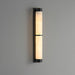 Cylindra Alabaster Brass Wall Light-DWHOME