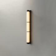 Cylindra Alabaster Brass Wall Light-DWHOME