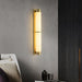 Cylindra Alabaster Brass Wall Light-DWHOME
