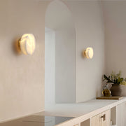 Cylindrical Alabaster Wall Light-DWHOME