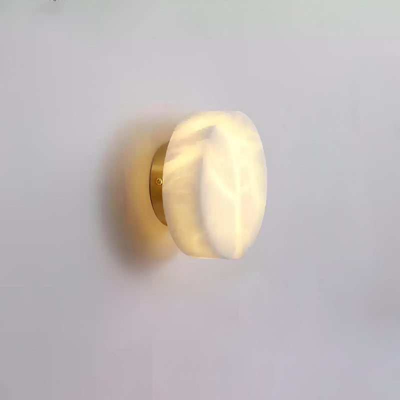 Cylindrical Alabaster Wall Light-DWHOME