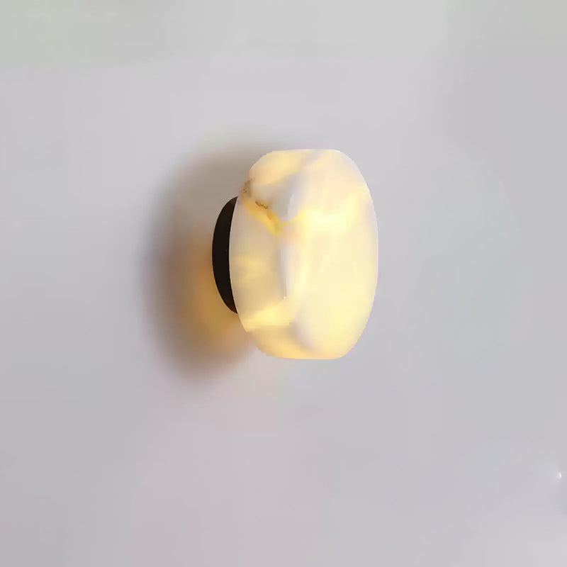 Cylindrical Alabaster Wall Light-DWHOME