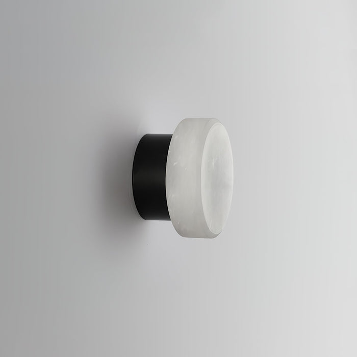 Cylindrical Alabaster Wall Light-DWHOME