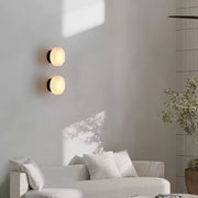 Cylindrical Alabaster Wall Light-DWHOME