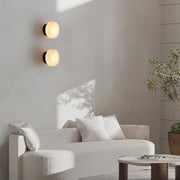 Cylindrical Alabaster Wall Light-DWHOME