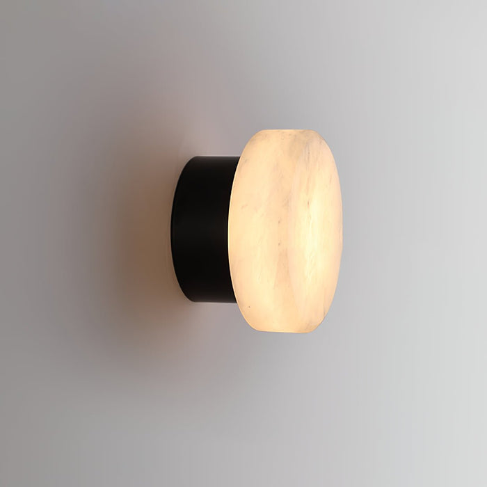 Cylindrical Alabaster Wall Light-DWHOME