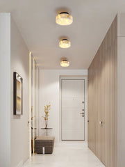 Cylindrical Alabaster Wall Light-DWHOME