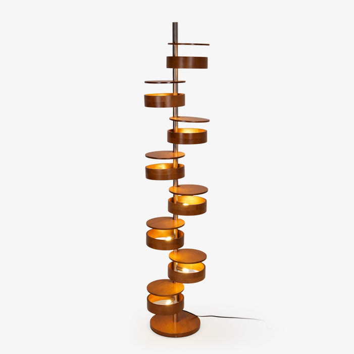 Luminis Wooden Floor Lamp-DWHOME