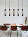 Glass Cylindrical Shape Pendant Light.