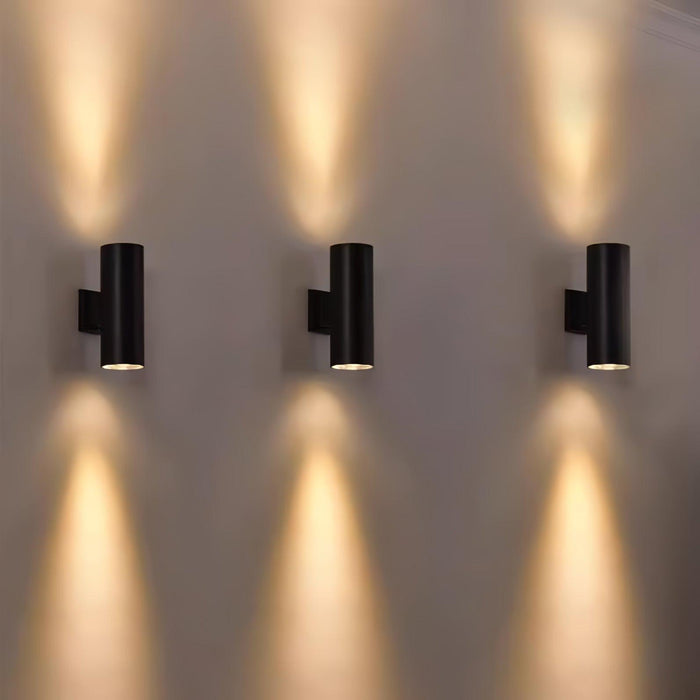 Cylindrical Outdoor Wall Light.