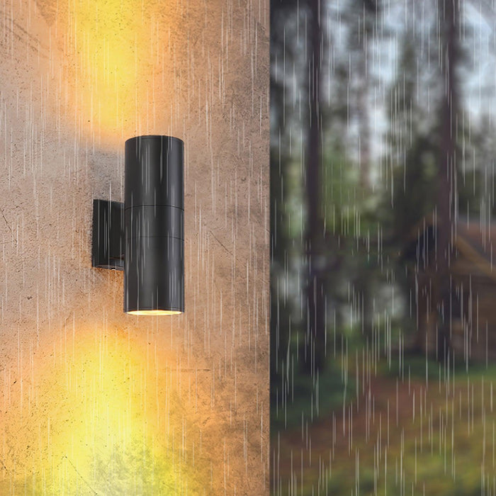 Cylindrical Outdoor Wall Light.