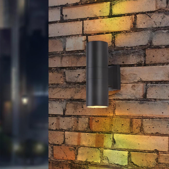 Cylindrical Outdoor Wall Light.