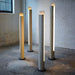 Cylindrical Timber Column Floor Lamp-DWHOME