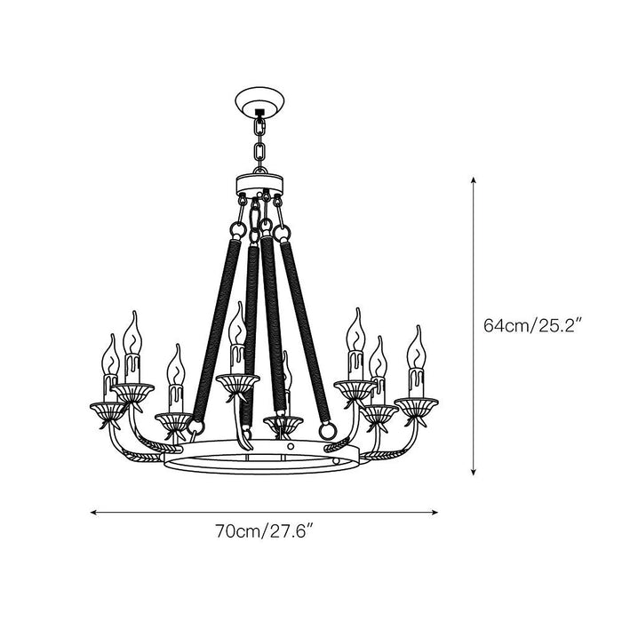 Cyrano Chandelier-DWHOME