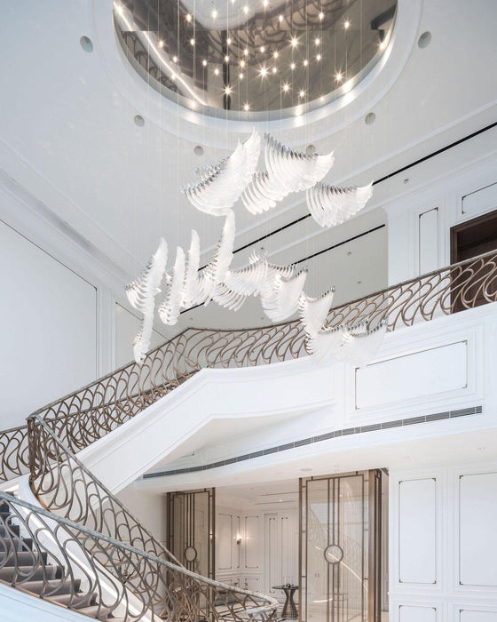 Bird Feather Wings Chandelier - DWHOME