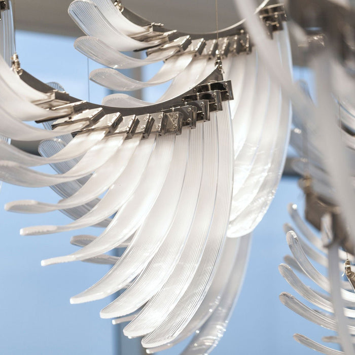 Bird Feather Wings Chandelier.