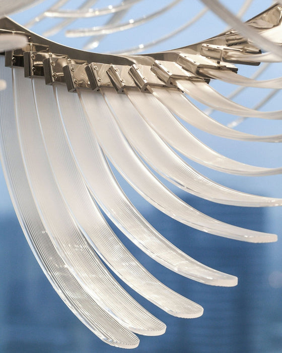 Bird Feather Wings Chandelier.