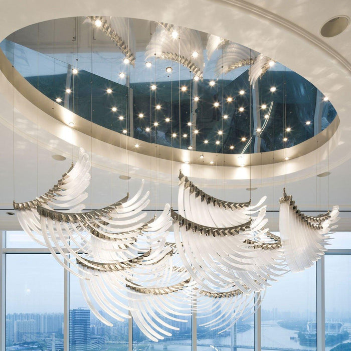 Bird Feather Wings Chandelier - DWHOME