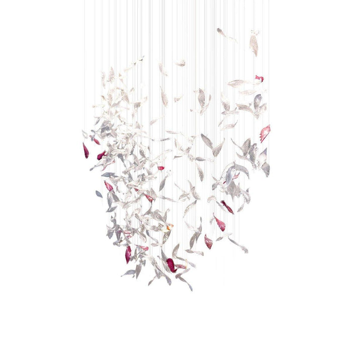 Flying Glass Feather Chandelier - DWHOME