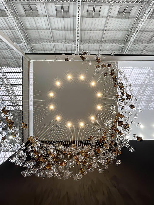 Tidal Art Glass Chandelier-DWHOME