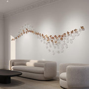 Chandelier en verre artistique Tidal - DWHOME