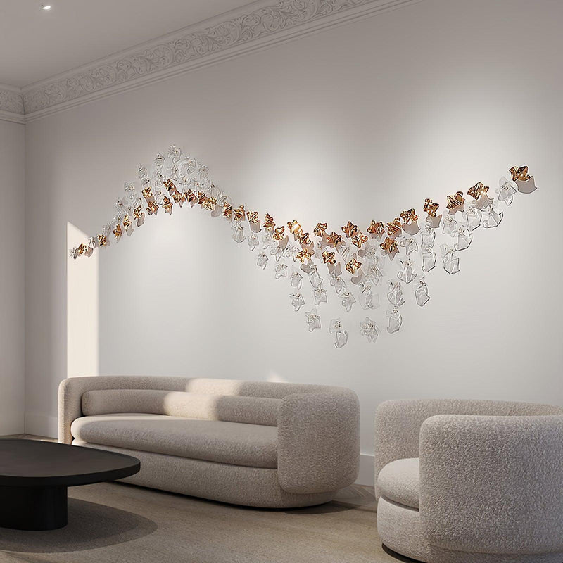 Chandelier en verre artistique Tidal - DWHOME