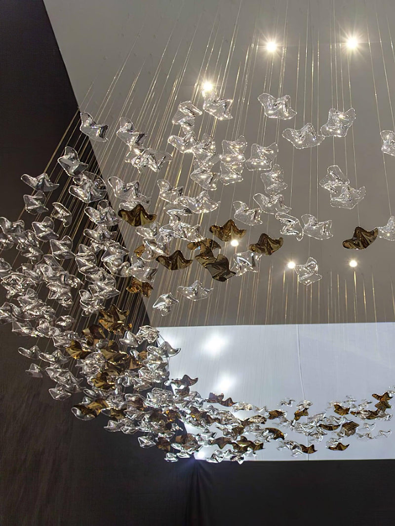 Chandelier en verre artistique Tidal - DWHOME