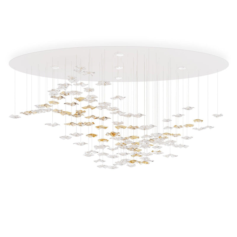 Chandelier en verre artistique Tidal - DWHOME
