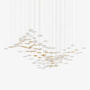Chandelier en verre artistique Tidal - DWHOME