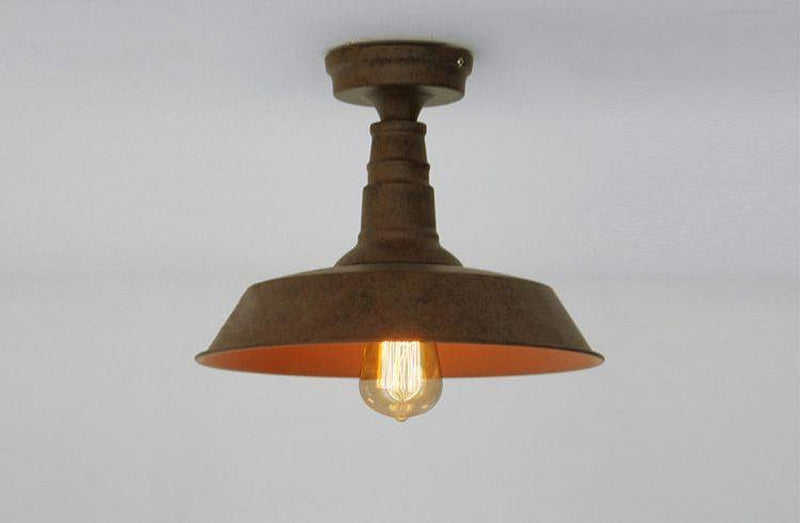 Retro Rustic Industrial Fixed Ceiling Light-DWHOME