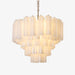 Frosted Murano Cascade Chandelier-DWHOME