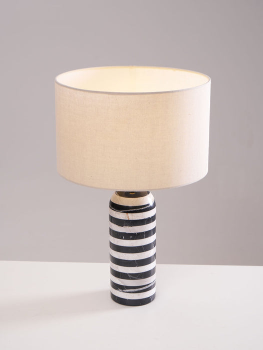 Tuxedo Marble Table Lamp-DWHOME