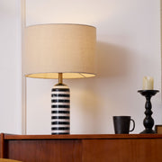 Tuxedo Marble Table Lamp-DWHOME