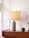 Tuxedo Marble Table Lamp-DWHOME