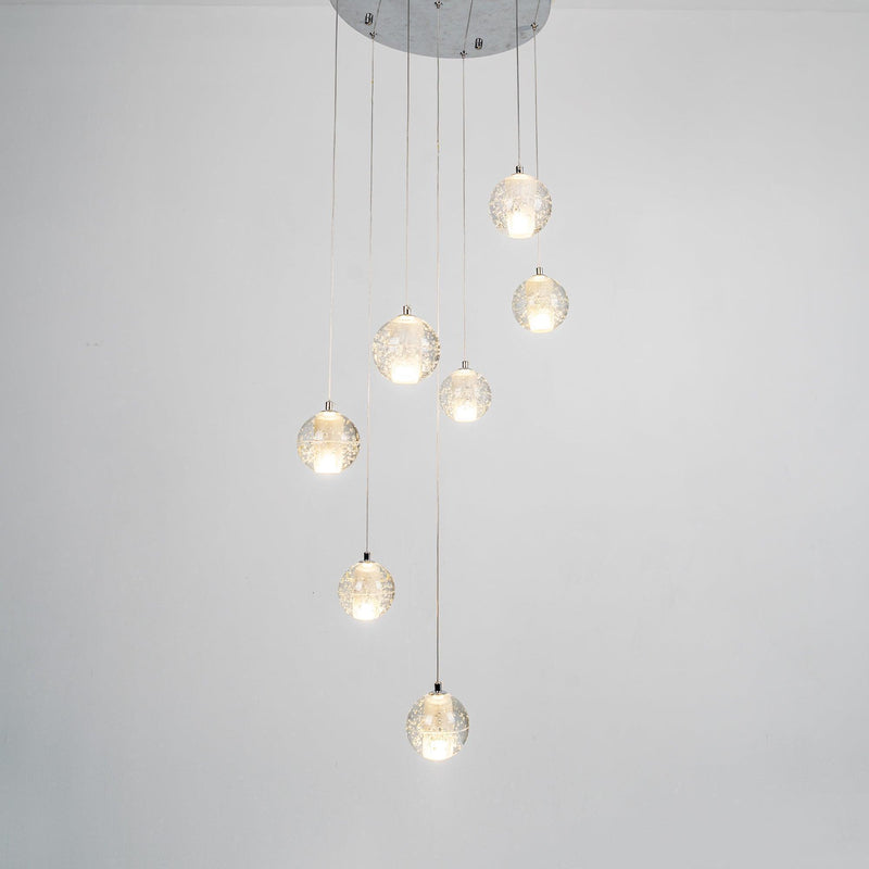 Crystal Bubbles Balls Pendant Lamp-DWHOME