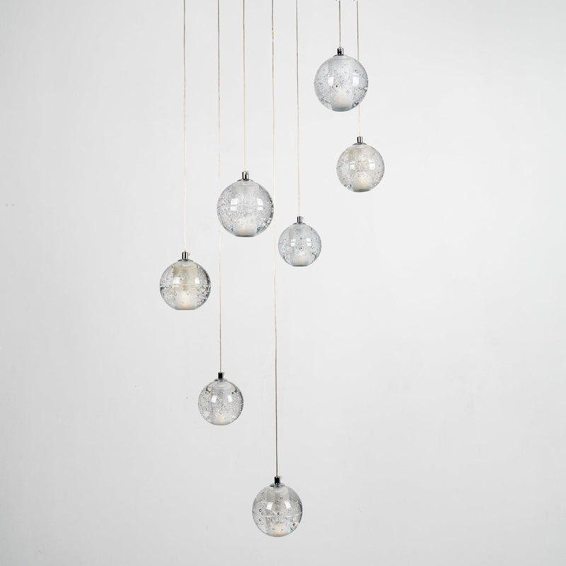 Crystal Bubbles Balls Pendant Lamp-DWHOME