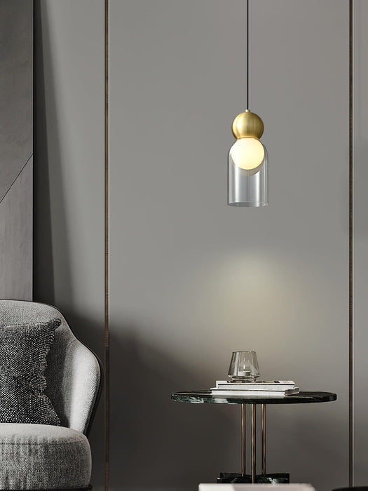 Dani Brass Pendant Lamp-DWHOME