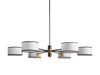 Daphne Round Chandelier 48''60''-DWHOME